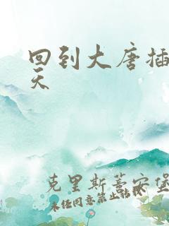 回到大唐插武则天