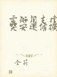 雷狮用支撑器玩哭安迷修扩张