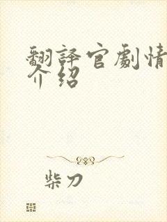 翻译官剧情分集介绍