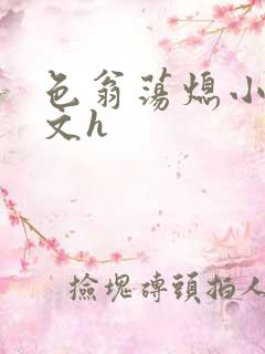 色翁荡熄小说全文h