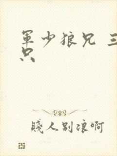 军少狼兄 三两只