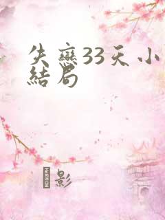 失恋33天小说结局