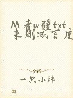 M者w疆txt未删减百度云