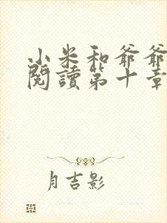 小米和爷爷在线阅读第十章