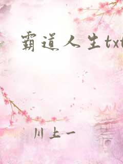 霸道人生txt