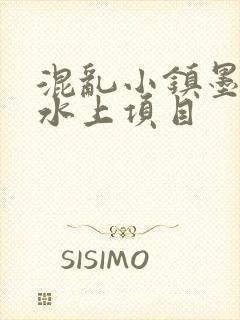 混乱小镇墨池砚水上项目