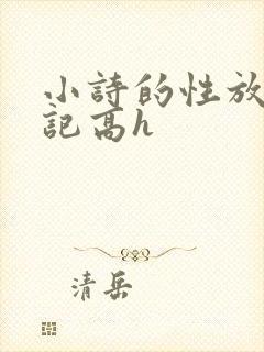 小诗的性放荡日记高h