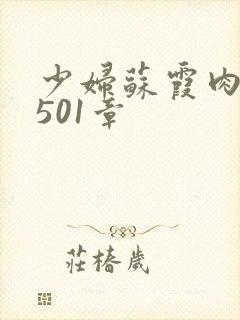 少妇苏霞肉欲第501章