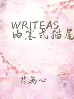 WRITEAS内塞式猫尾