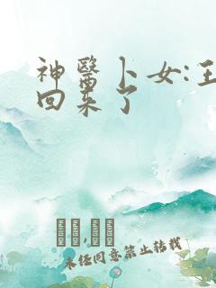 神医卜女:王妃回来了