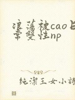 浪荡被cao日常双性np