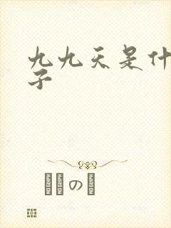 九九天是什么日子