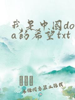 我是中国dota的希望txt