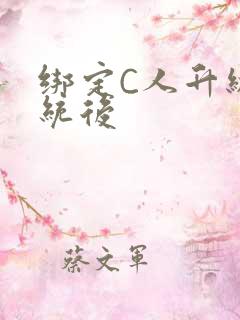 绑定C人升级系统后