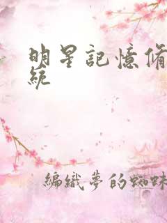 明星记忆修改系统