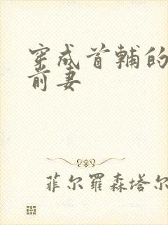 穿成首辅的炮灰前妻