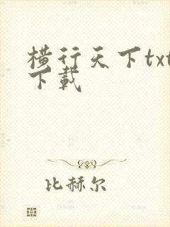 横行天下txt下载
