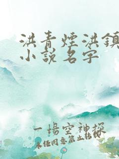 洪青烟洪镇国的小说名字