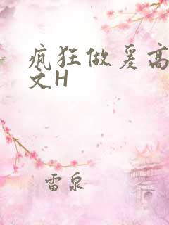 疯狂做爰高辣H文H