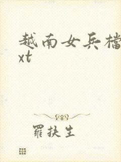 越南女兵档案txt