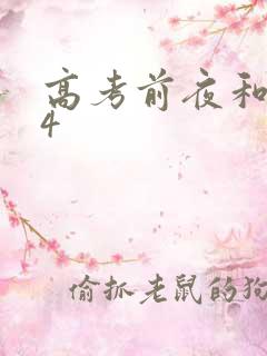 高考前夜和儿子4