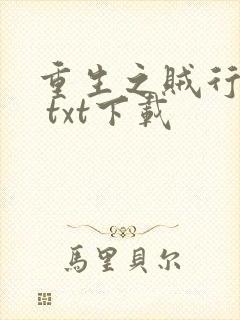 重生之贼行天下 txt下载