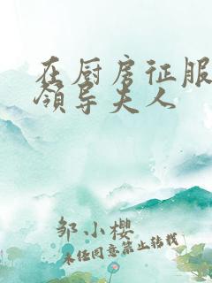 在厨房征服美丽领导夫人