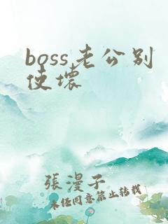 boss老公别使坏