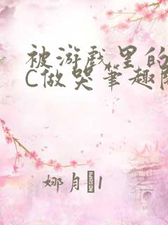 被游戏里的NPC做哭笔趣阁