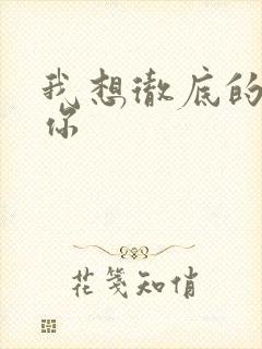 我想彻底的进入你