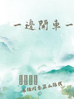 一边开车一边做