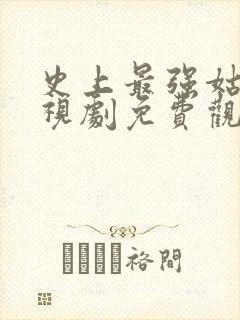 史上最强姑爷电视剧免费观看