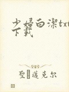 少妇白洁txt下载