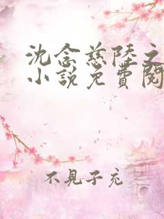 沈念慈陆之天的小说免费阅读