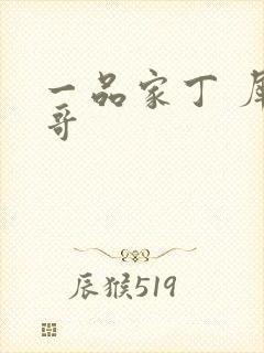 一品家丁 犀利哥