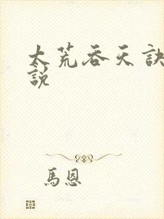 太荒吞天诀 小说