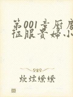 第001章厨房征服贵妇小说
