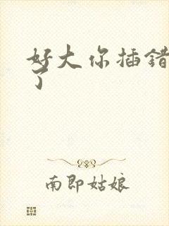 好大你插错地方了