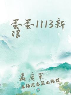 蛋蛋1113新浪