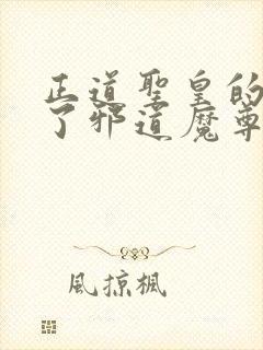 正道圣皇的我娶了邪道魔尊 小说