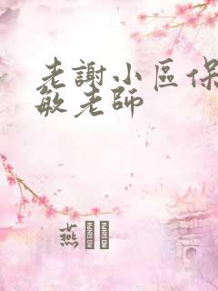 老谢小区保安赵敏老师