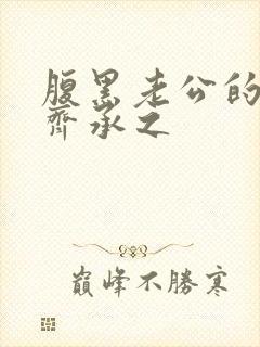 腹黑老公的宠妻齐承之