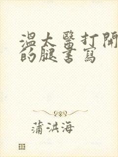 温太医打开眉庄的腿书写