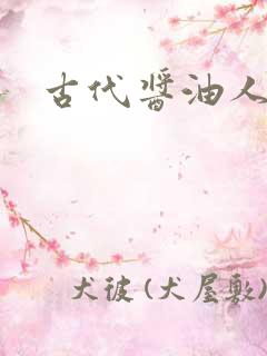 古代酱油人生
