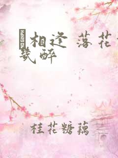 囍相逢 落花能几醉