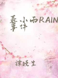 聂小雨RAIN事件