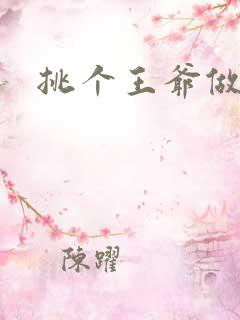 挑个王爷做夫君