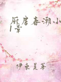 厨房春潮小说第1章