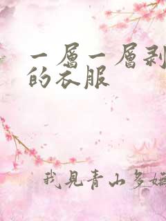 一层一层剥开你的衣服