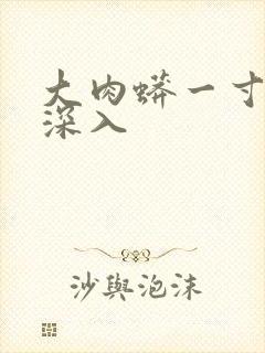 大肉蟒一寸寸地深入